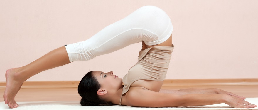 Yoga Asana  Halasana - Der Pflug