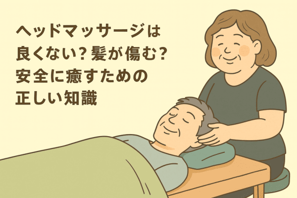 イメージ画像｜ヘッドマッサージは良くない？髪が傷む？安全に癒すための正しい知識