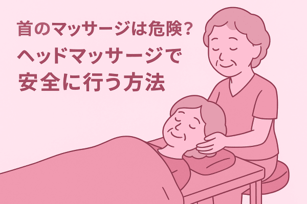 イメージ画像｜首のマッサージは危険？ヘッドマッサージで安全に行う方法