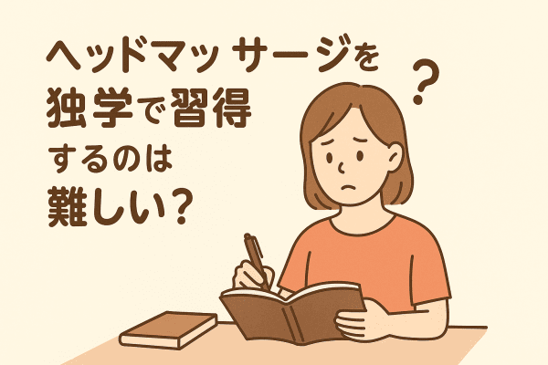 イメージ画像｜ヘッドマッサージを独学で習得するのは難しい？