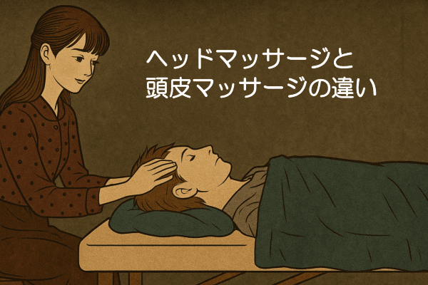 イメージ画像｜ヘッドマッサージと頭皮マッサージの違い