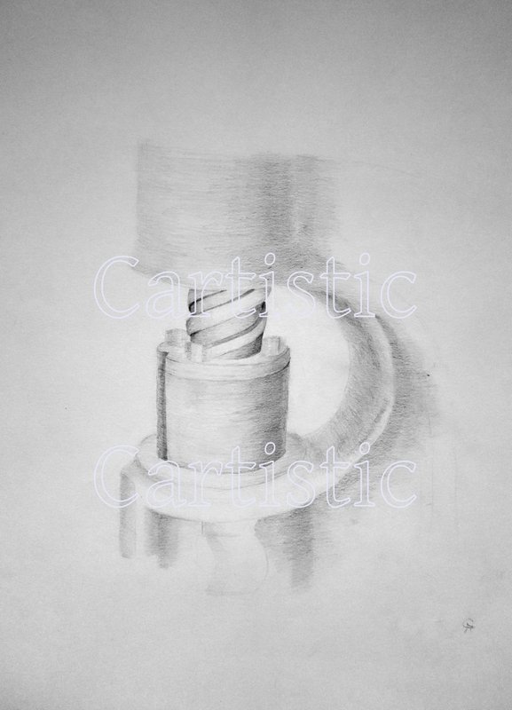 Drehspindelpresse - Bleistift, 42cm x 60cm
