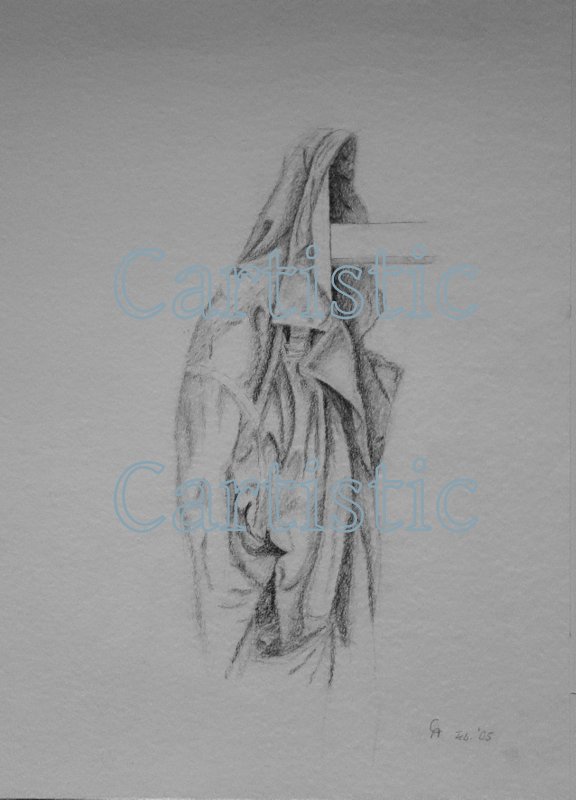 Jeansjacke - Bleistift, 42cm x 60cm