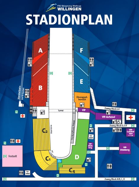 Stehplatzkarten im Block E/F