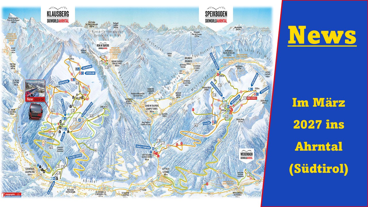Skigebietestest Ahrntal (Südtirol)