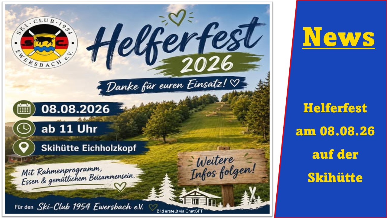 Helferfest auf dem Eichholzkopf