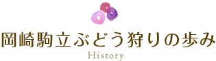 岡崎駒立ぶどう狩りの歩み