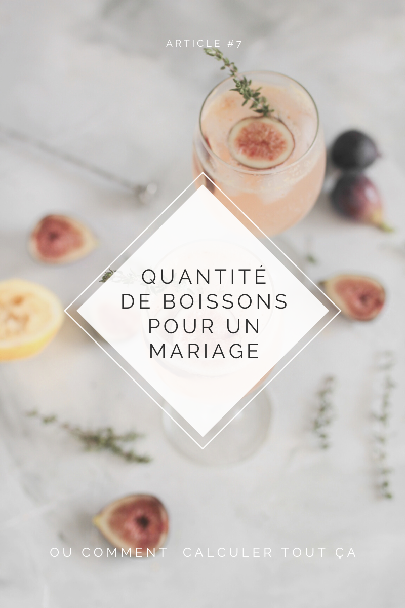 Quelle quantité de boisson pour mon mariage ?