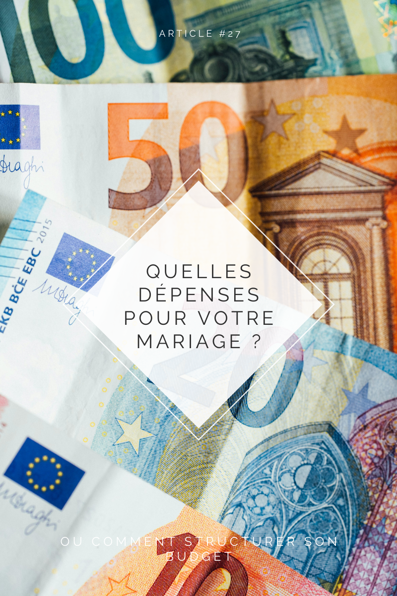 Quelles dépenses pour votre mariage ?