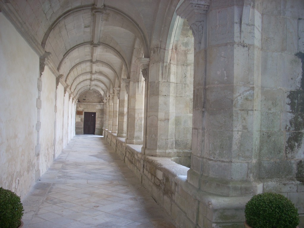 le cloître de l'abbaye