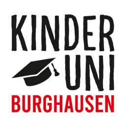 Logo für die KinderUni Burghausen, Juni 2025