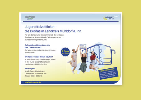 Großflächenplakat für das Landratsamt Mühldorf am Inn