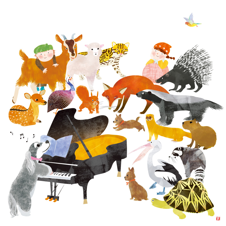 動物イラスト ピアノイラスト 和のイラスト等 イシバシミキコのイラスト集 イシバシミキコのイラストプロファイル 動物イラスト ピアノイラスト 和のイラスト等 イシバシミキコのイラスト集 イシバシミキコのイラストプロファイル