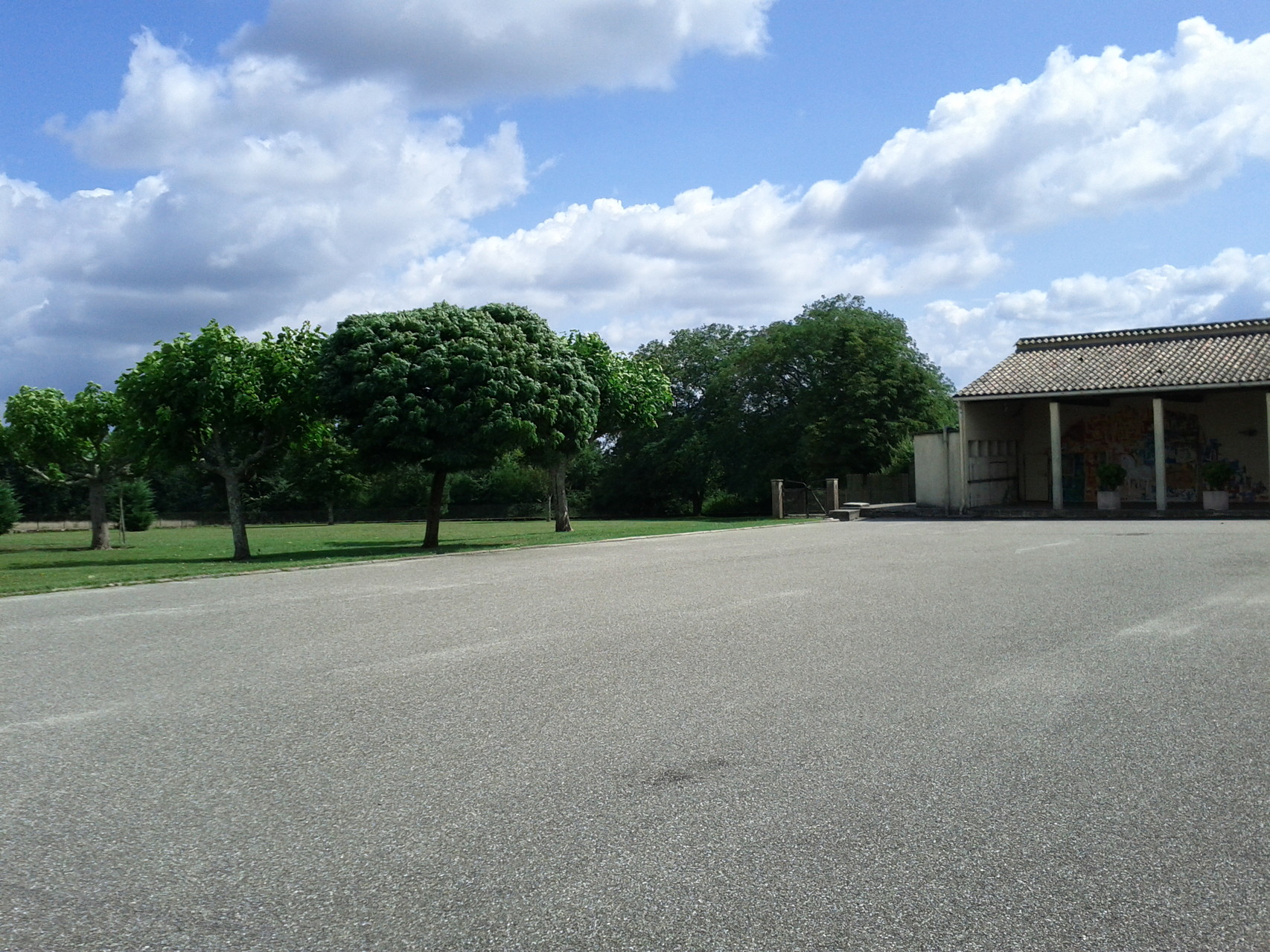 La cour de l'école