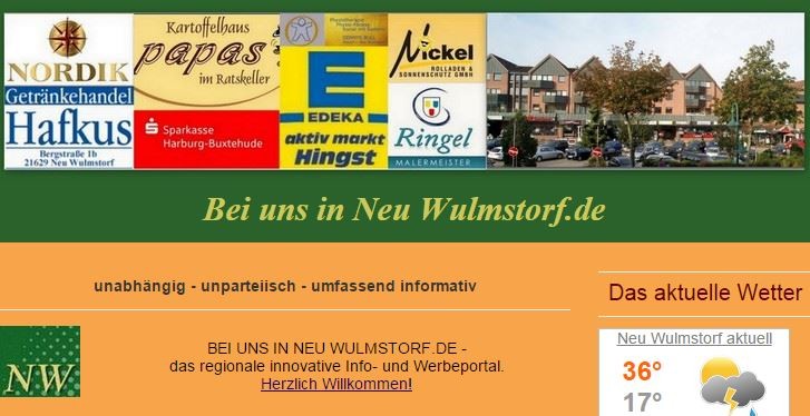 BEI UNS IN NEU WULMSTORF - das Portal!