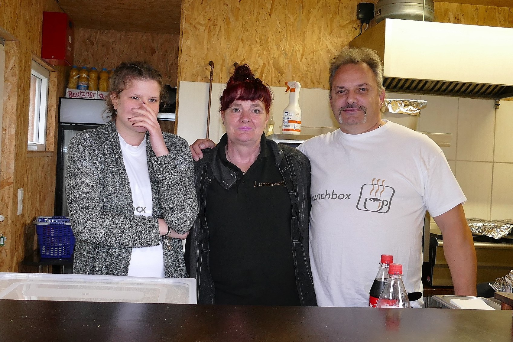 In der Talkpause wartet die Crew von der "Lunchbox" aus Stade mit rustikalen Leckereien auf