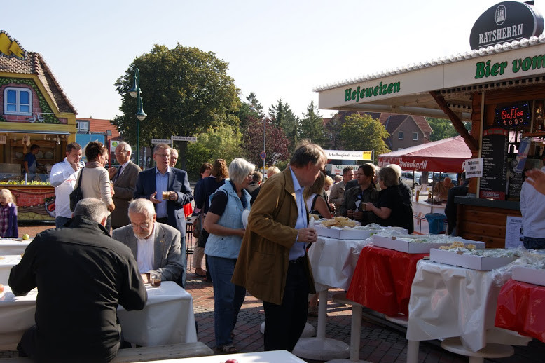 Die Auswahl ist groß am Buffet ...