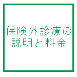 保険外診療の説明と料金