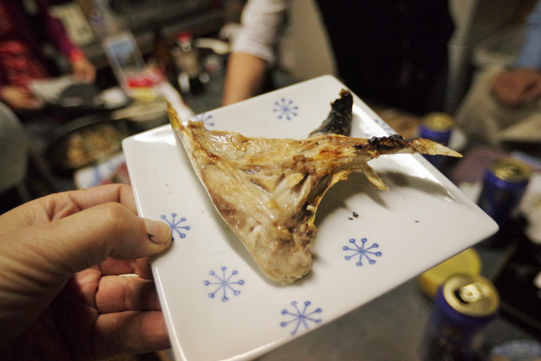 マルゴのカマ焼きはみんなで争奪戦・・・