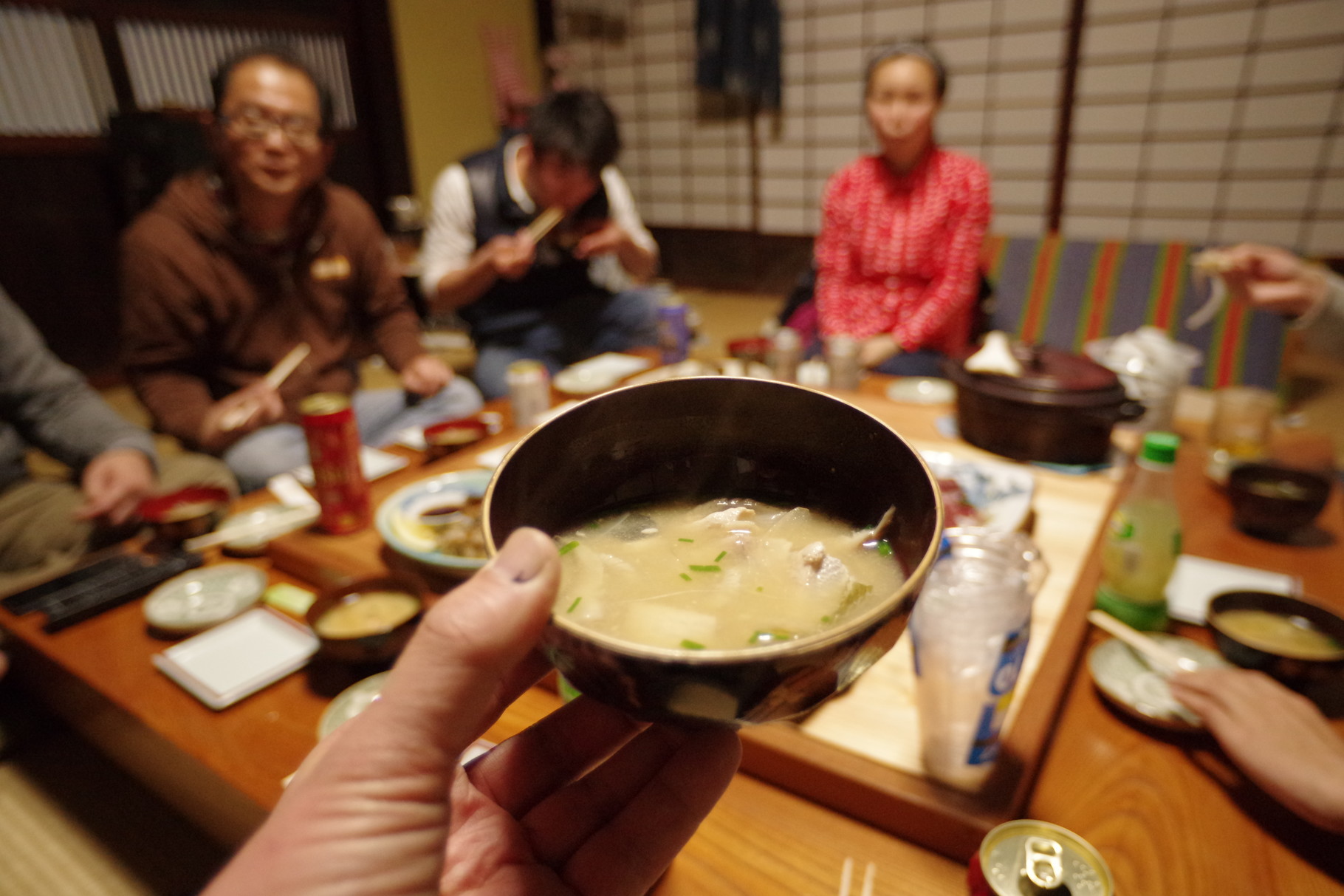 キッチンサワ～イのあら汁のなんとうまいこと！
