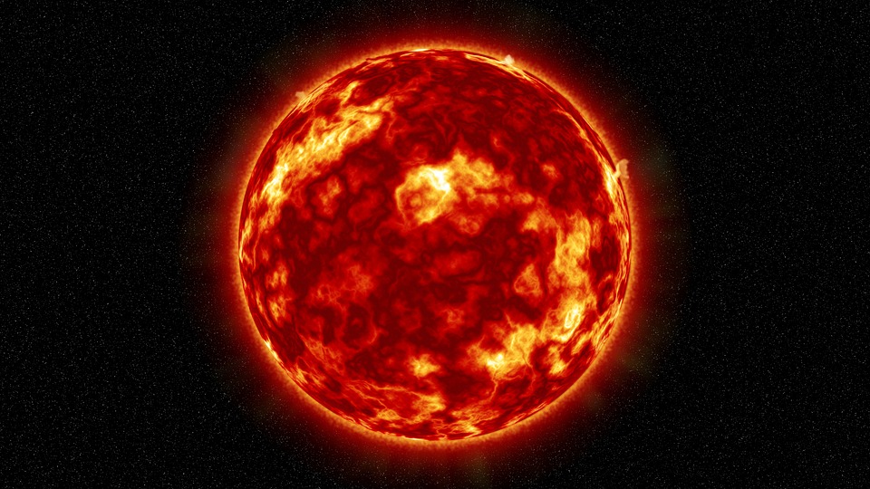 Dopo la formazione del Sole il materiale in eccesso cominciò ad aggrupparsi in diverse zone ...