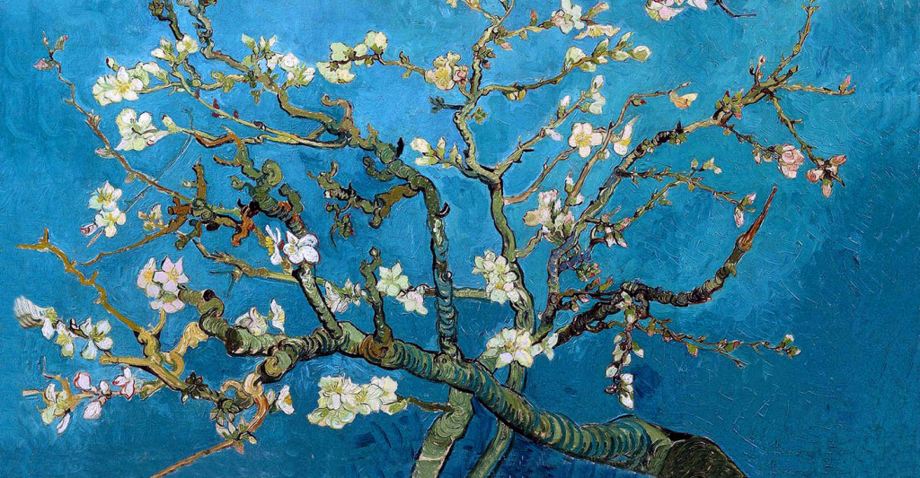 Vincent van Gogh, Mandorlo in fiore, 1890.