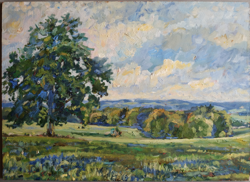 Miebach, 40 x 30 cm, Öl & Acryl auf Holz, 2015