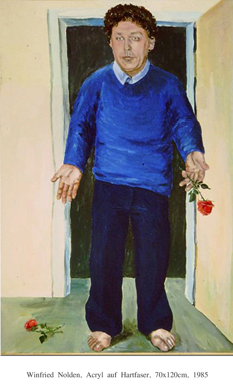 Winfried Nolden, Öl auf Hartfaser,
