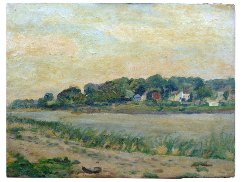 Flittard, 28 x 20 cm, Eitempera auf Holz, 1989
