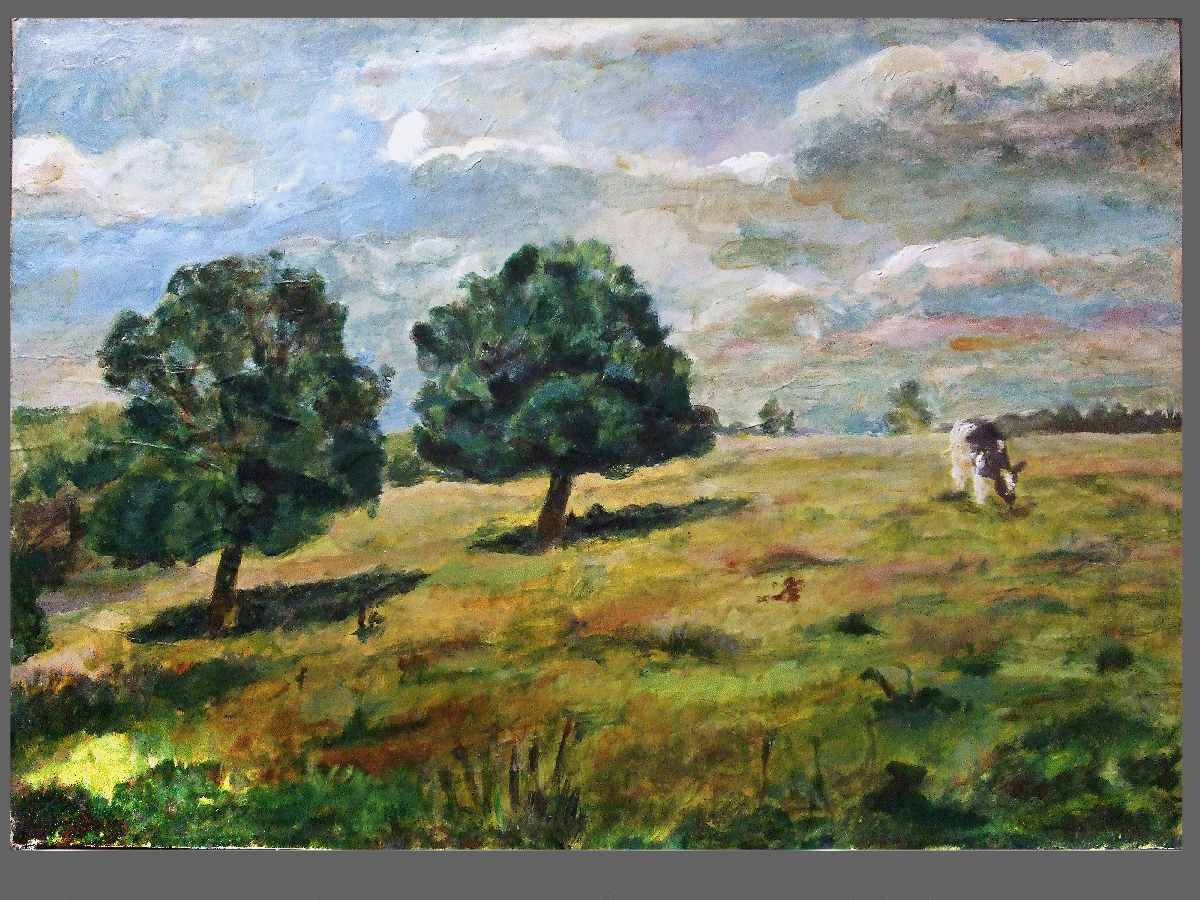 Peffekoven, 60 x 50 cm, Eitempera auf Holz, 1989