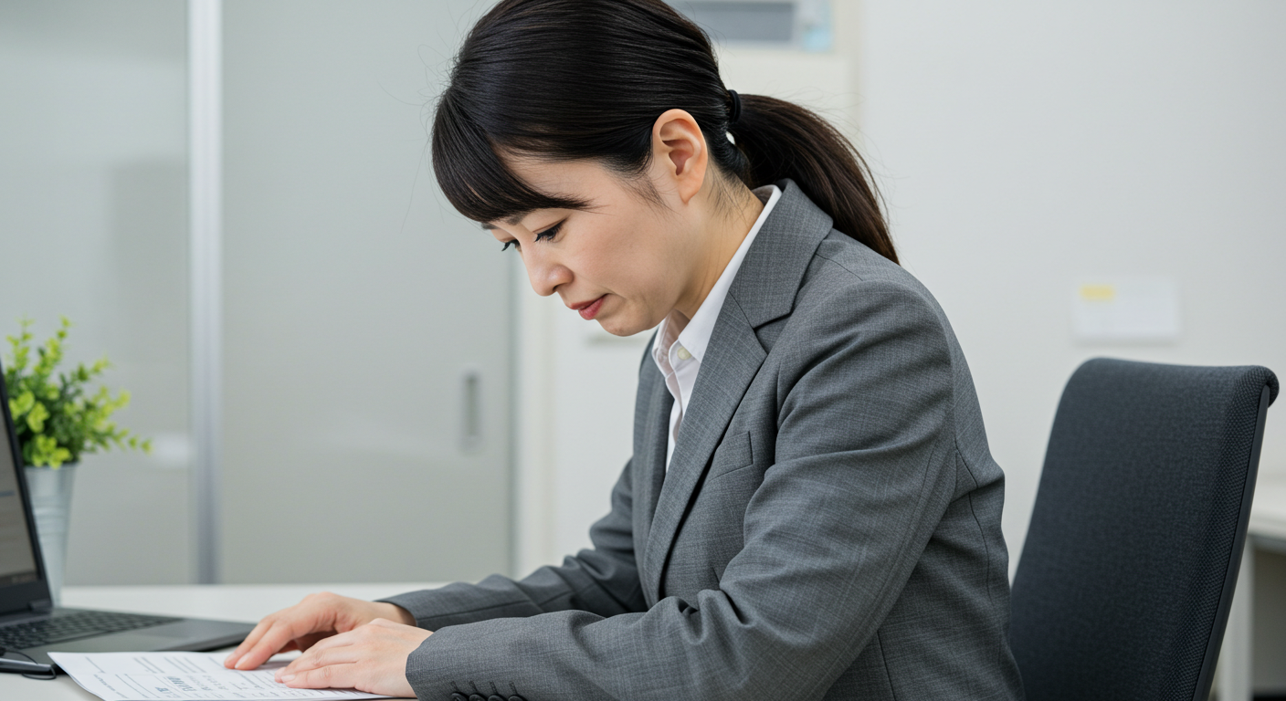 【症例紹介】慢性肩こりとストレートネック｜事務職30代女性K.Mさんの場合