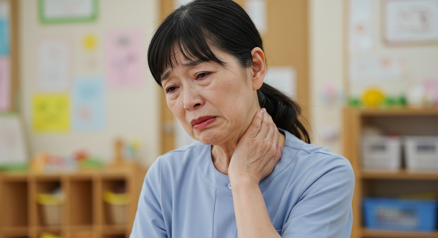 「保育士さん必見！姿勢リセットで肩こり・腰痛サヨナラ術」