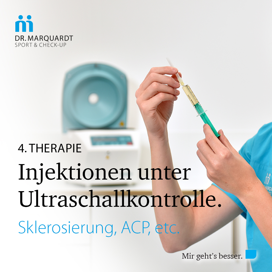 Dr. Marquardt, Sport- und Check-up Medizin, Sehnenexperte, Patellaspitzensyndrom,  Therapie Injektionen