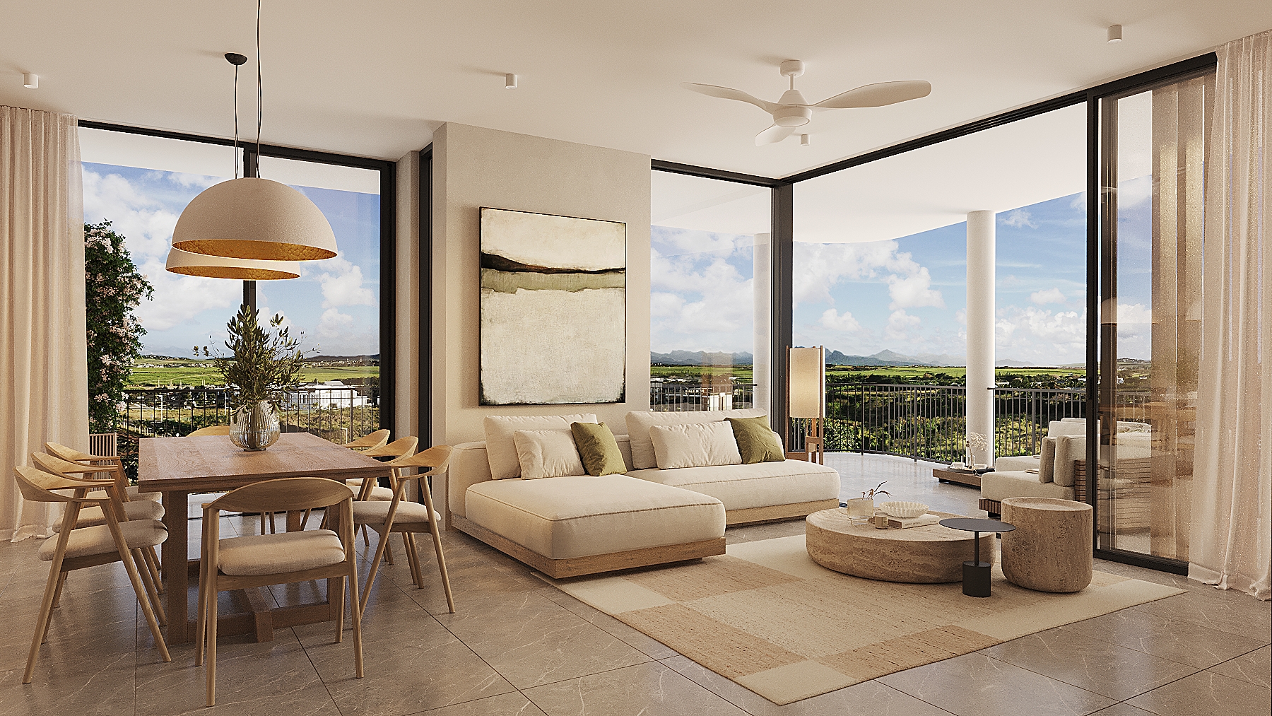 THE SIGNATURE achat Immobilier ILE MAURICE en appartements et penthouses haut de gamme investir à Mont Choisy Golf grand baie ILE MAURICE