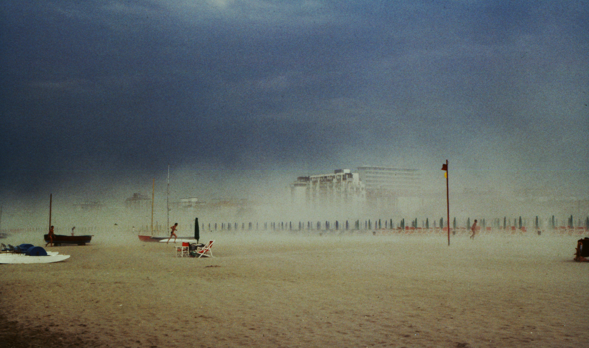 Sandsturm am Meer