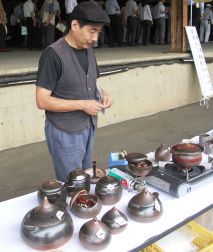 加賀たいち工房様の笠間焼きと栗のコラボレート