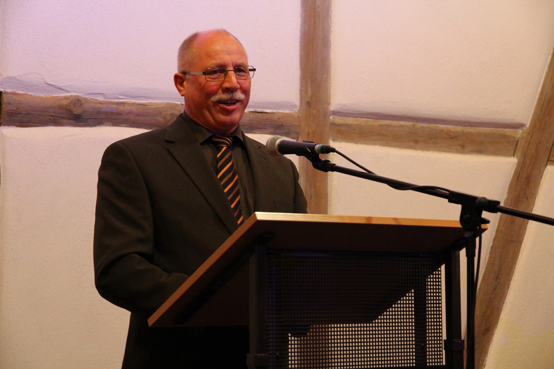Der Vorsitzende des evang. Ältestenkreises Klaus Rinklin