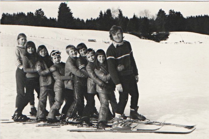 Der allererste Skikurs von Eugen bei der TG Biberach
