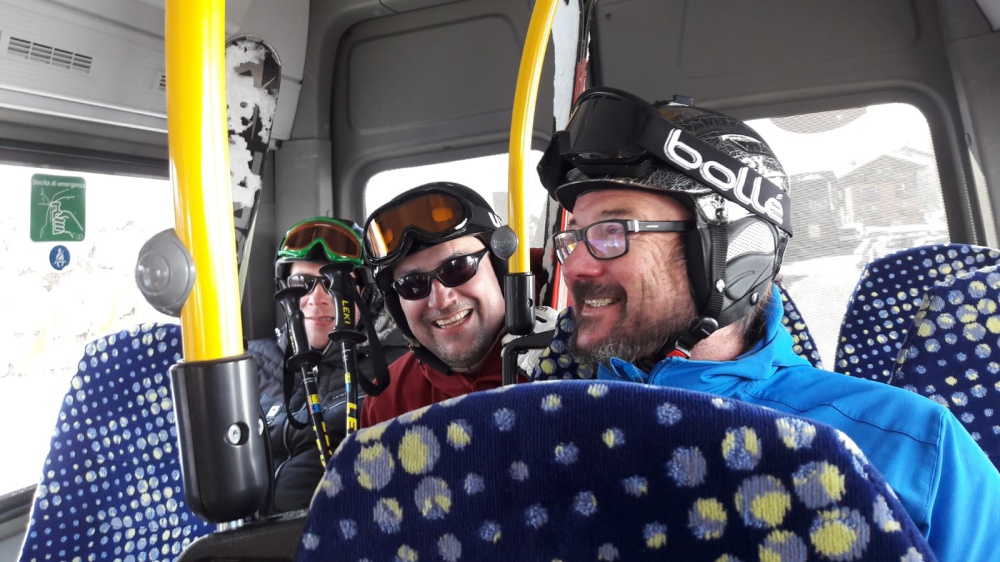 Im Pendelbus von Livigno