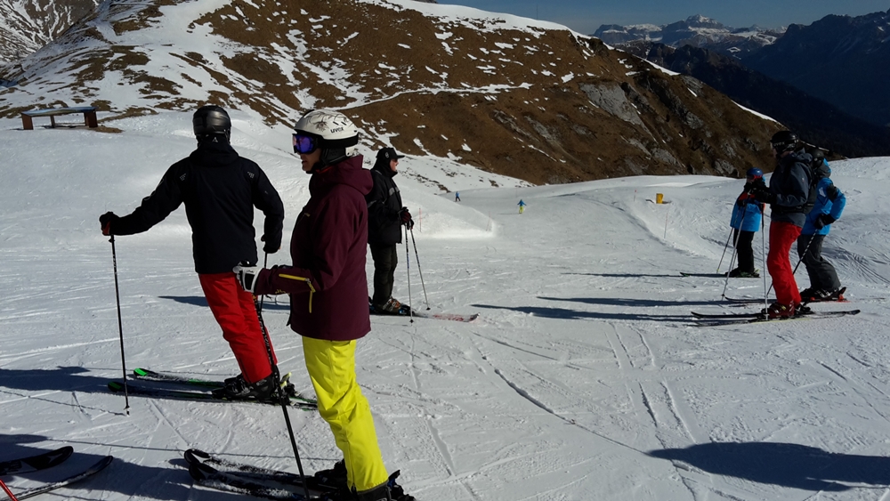 Im Latemar - Skigebiet oberhalb von Pampeago 