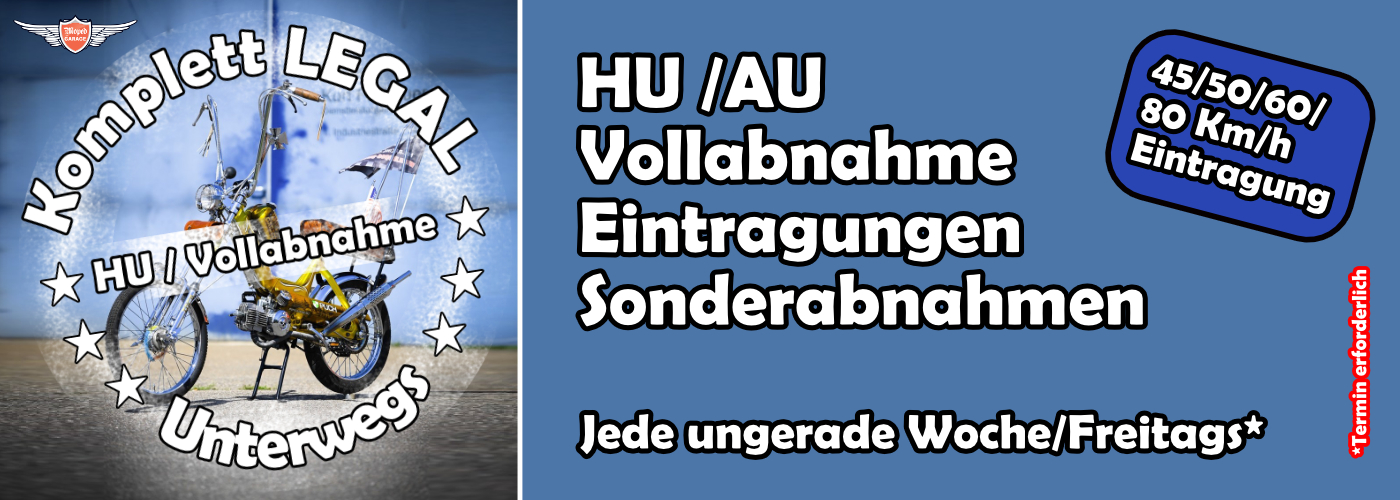 Teamplayer WERKSTATT der Moped Garage MG GmbH