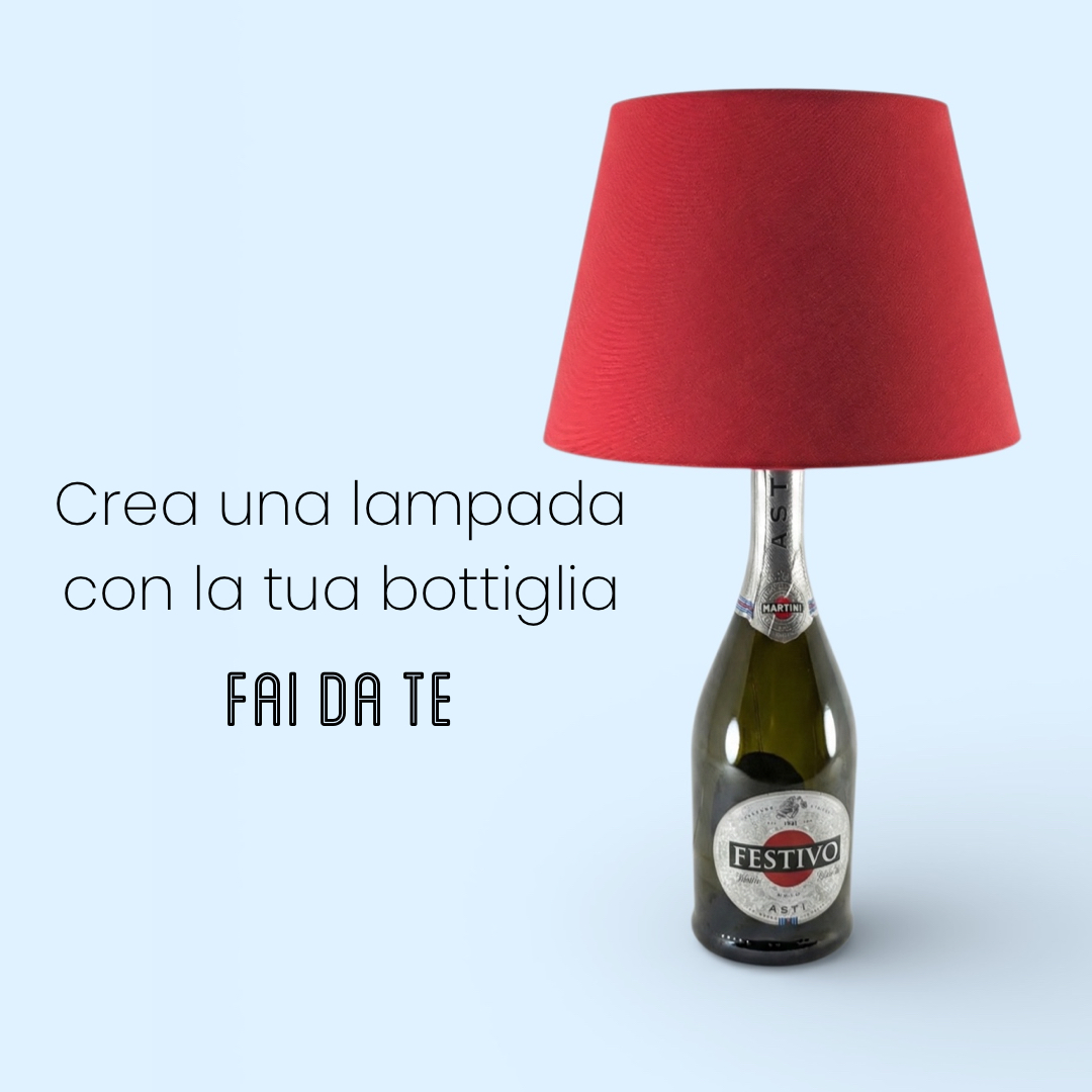 Come creare una lampada con una bottiglia senza forarla