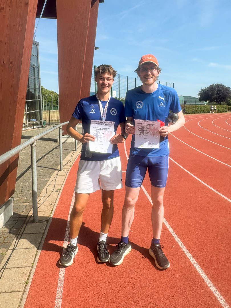 800m, Matteo und Jasper Rang 3 und 6