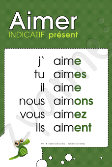 Ces affiches proviennent de : http://zyanne.com/collections/verbes