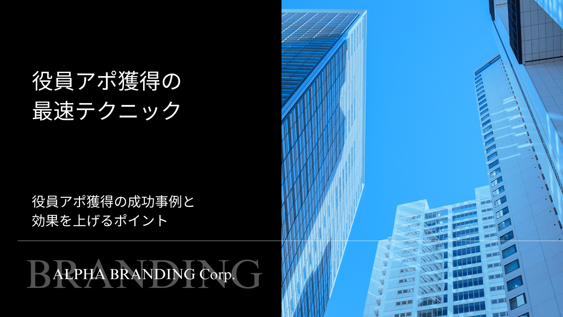 役員アポ獲得の最速テクニック - 役員アポ獲得の成功事例と効果を上げるポイント