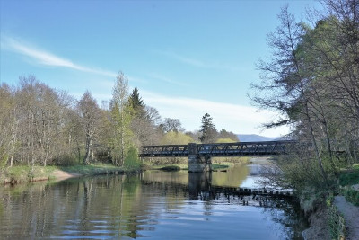River Spey マッカラン蒸溜所のあるスペイ川流域