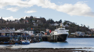 Oban スコットランド・オーバンの港