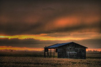 Alberta アルバータ州の農村