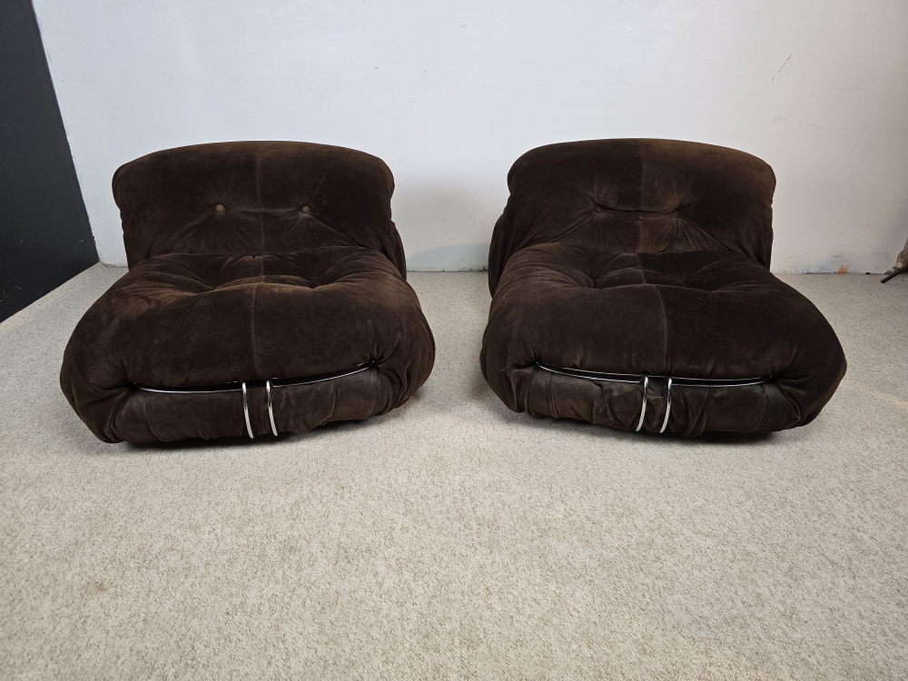 Tobia et Afra Scarpa chauffeuses Soriana pour cassina 