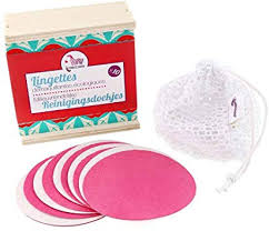 lingettes démaquillantes nettoyables et réutilisables